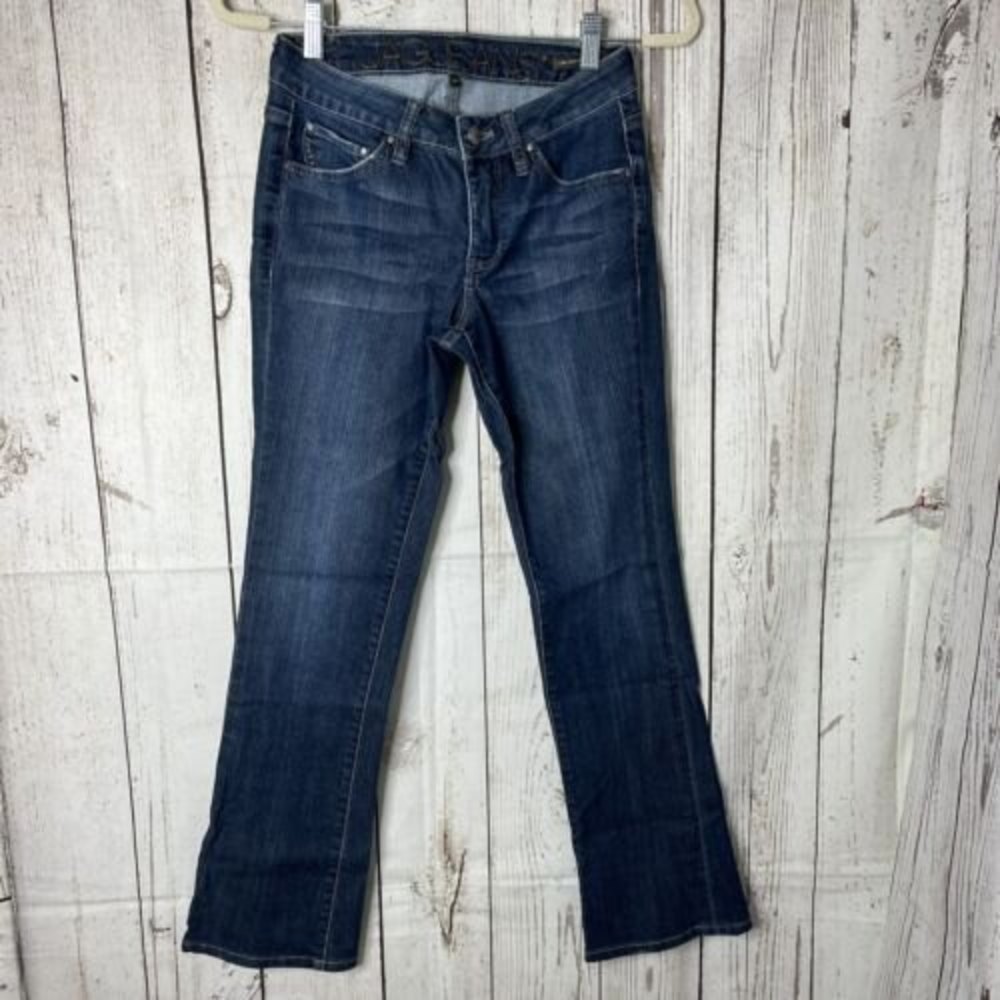 Jag Jeans Womens 4P Low Rise Denim Blue Flare Leg Jeans